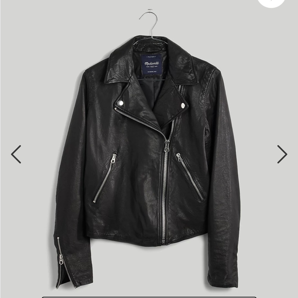 Madewell Washed Leather Motorcycle Jacket